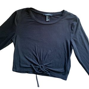 Forever 21 Long Sleeve Crop Top